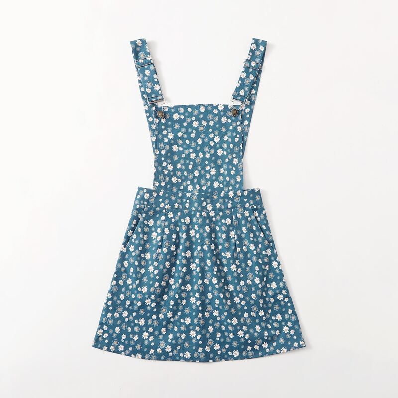 

Daisy Pinafore Dress, Blue