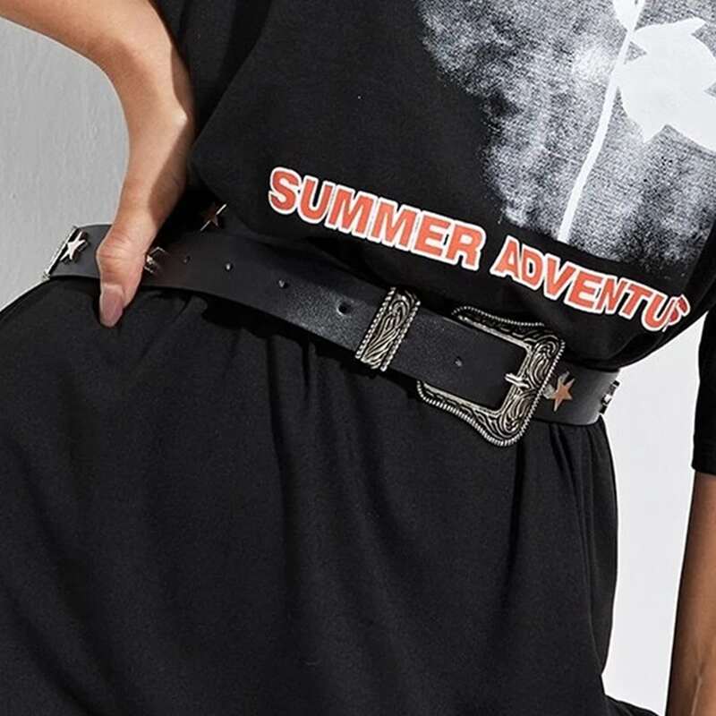 

Star Western Buckle Belt, Black