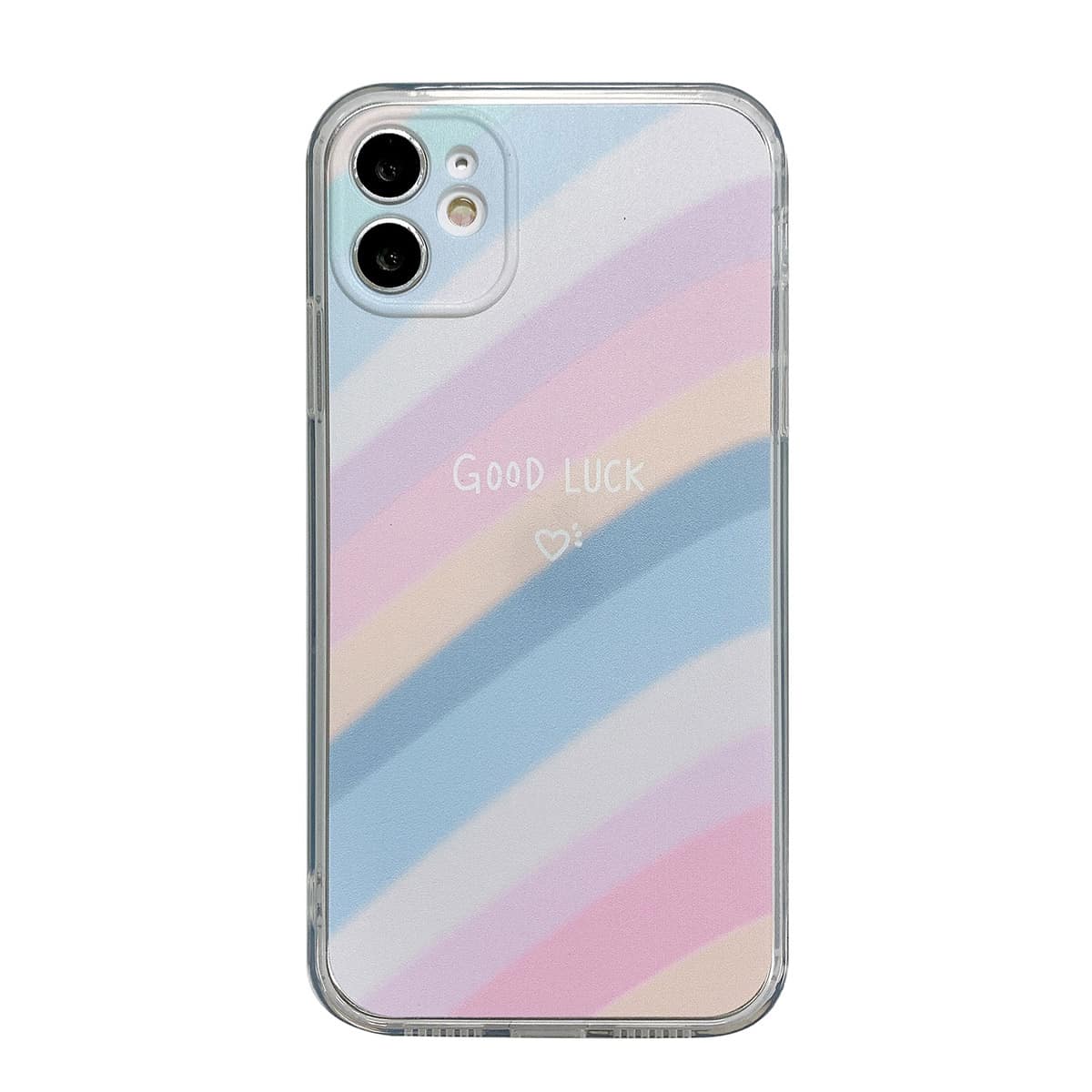 

Striped Print Phone Case, Multicolor