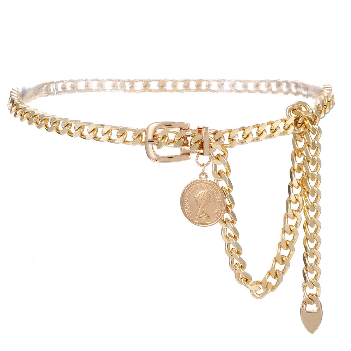 

Coin Chain Belt, Gold