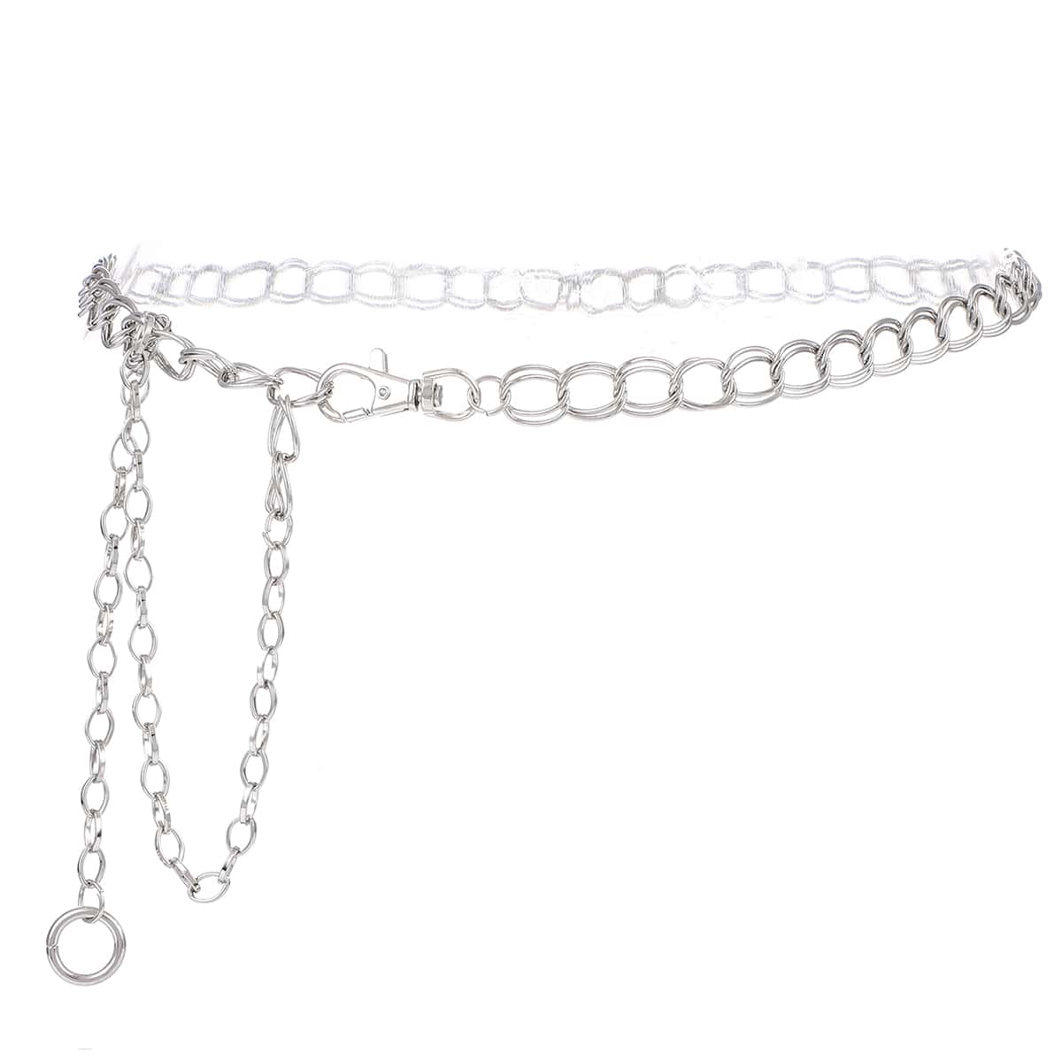 

Simple Chain Belt, Silver