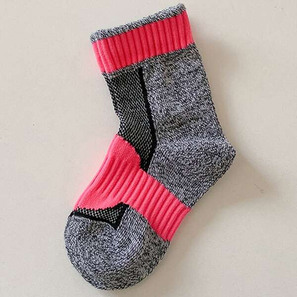 

Toddler Kids Color Block Socks, Multicolor