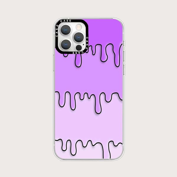 

Color Block Phone Case, Purple