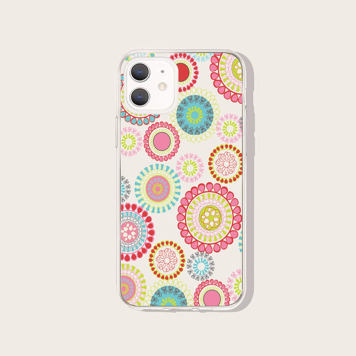 

Geo Print Phone Case, Multicolor