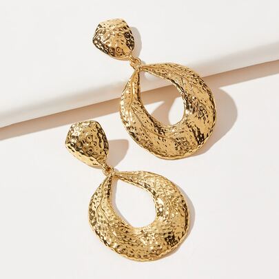 BizChic Pendientes redondos con abertura