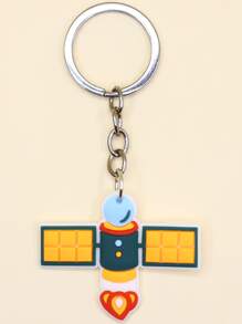 Llavero satélite de dibujos animados - Multicolor - Ver 1