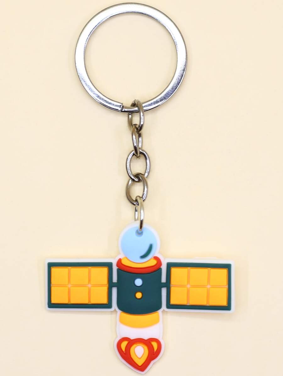 Llavero satélite de dibujos animados - Multicolor - Ver 1