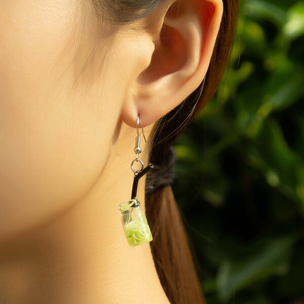 

Bottle Drop Earrings, Multicolor
