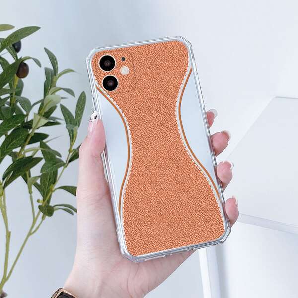 

Color Block Phone Case, Yellow