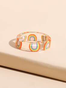 Graphic Resin Ring - Multicolor - View 2
