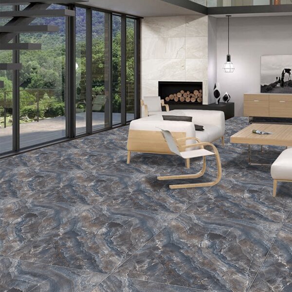 

1sheet Marble Pattern Wall Sticker, Multicolor