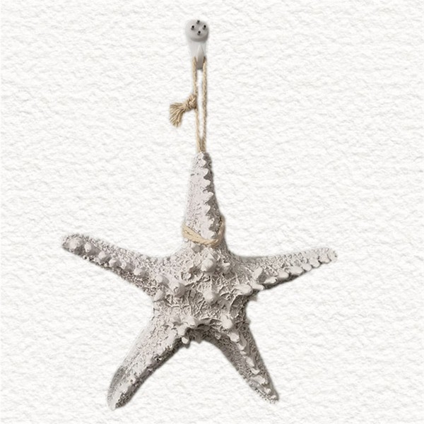 

1pc Starfish Shaped Wall Hanging, Light grey