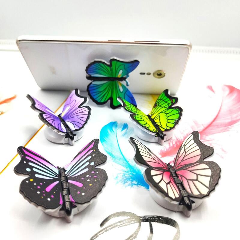 

1pc Random Butterfly Phone Holder, Multicolor