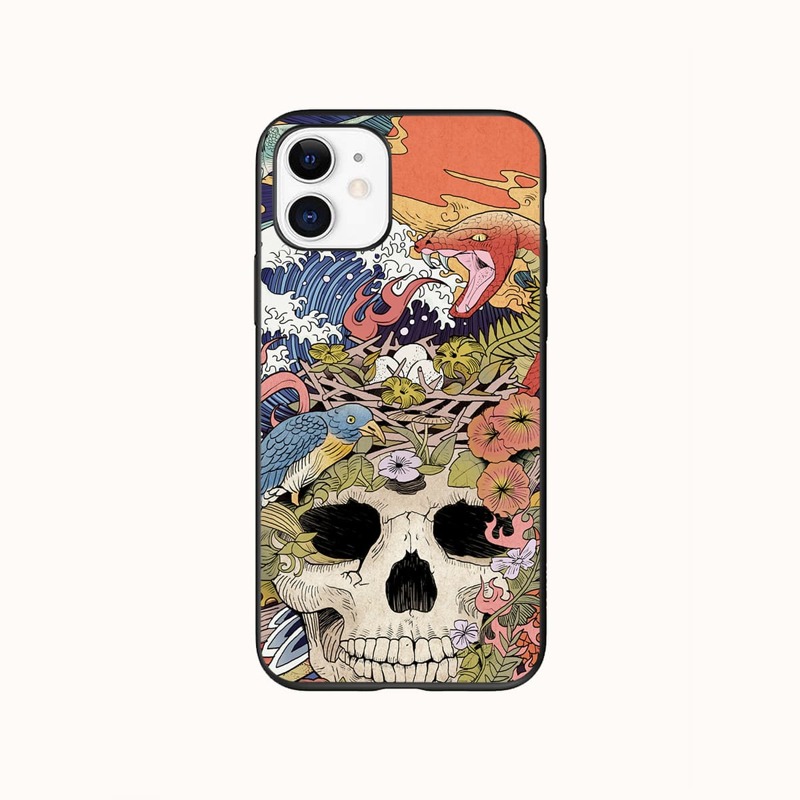 

Cartoon Graphic Phone Case, Multicolor