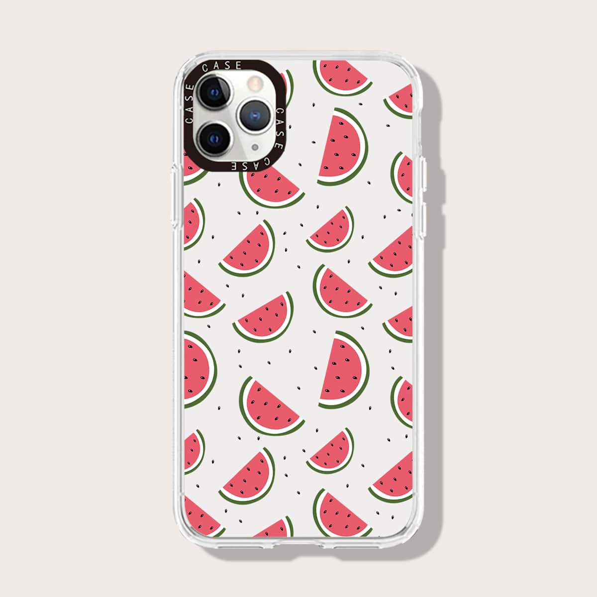 

Watermelon Print Phone Case, Clear