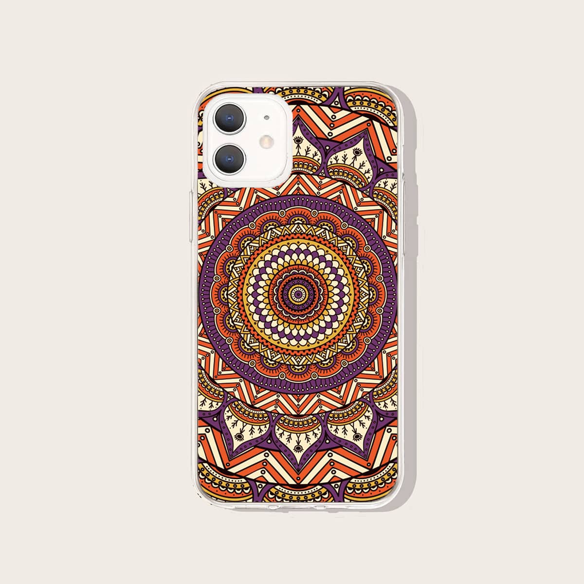 

Mandala Print Phone Case, Multicolor