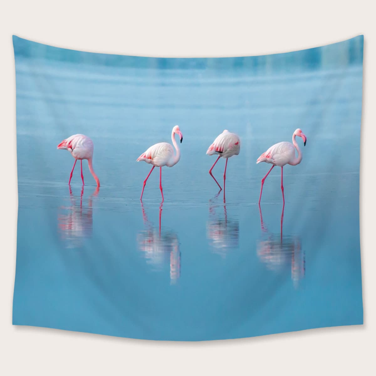 

Flamingo Pattern Tapestry, Multicolor