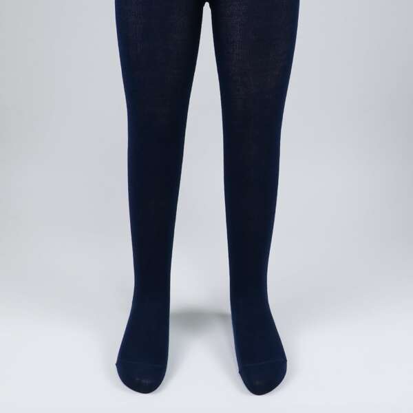 

Toddler Girls Solid Tights, Navy blue