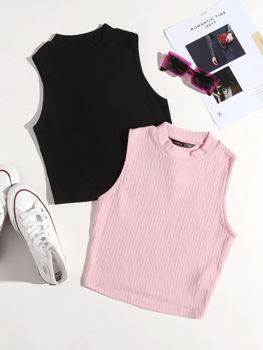 SHEIN EZwear Women Tank Tops & Camis - Multicolor - View 1