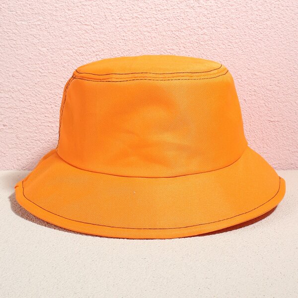 

Plain Bucket Hat, Orange