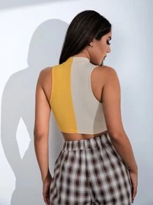 SHEIN Unity 拉鍊式雙色背心 - 彩色 - 查看 2