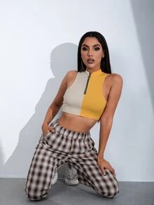 SHEIN Unity 拉鍊式雙色背心 - 彩色 - 查看 6