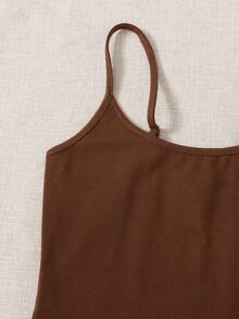 SHEIN EZwear 2 Packs Crop Cami Top - Multicolor - View 4