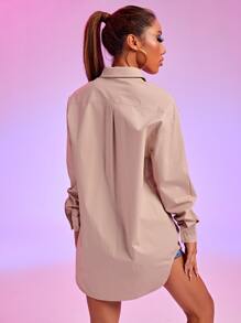 Rikibeztiki Collared Kangaroo Print Blouse