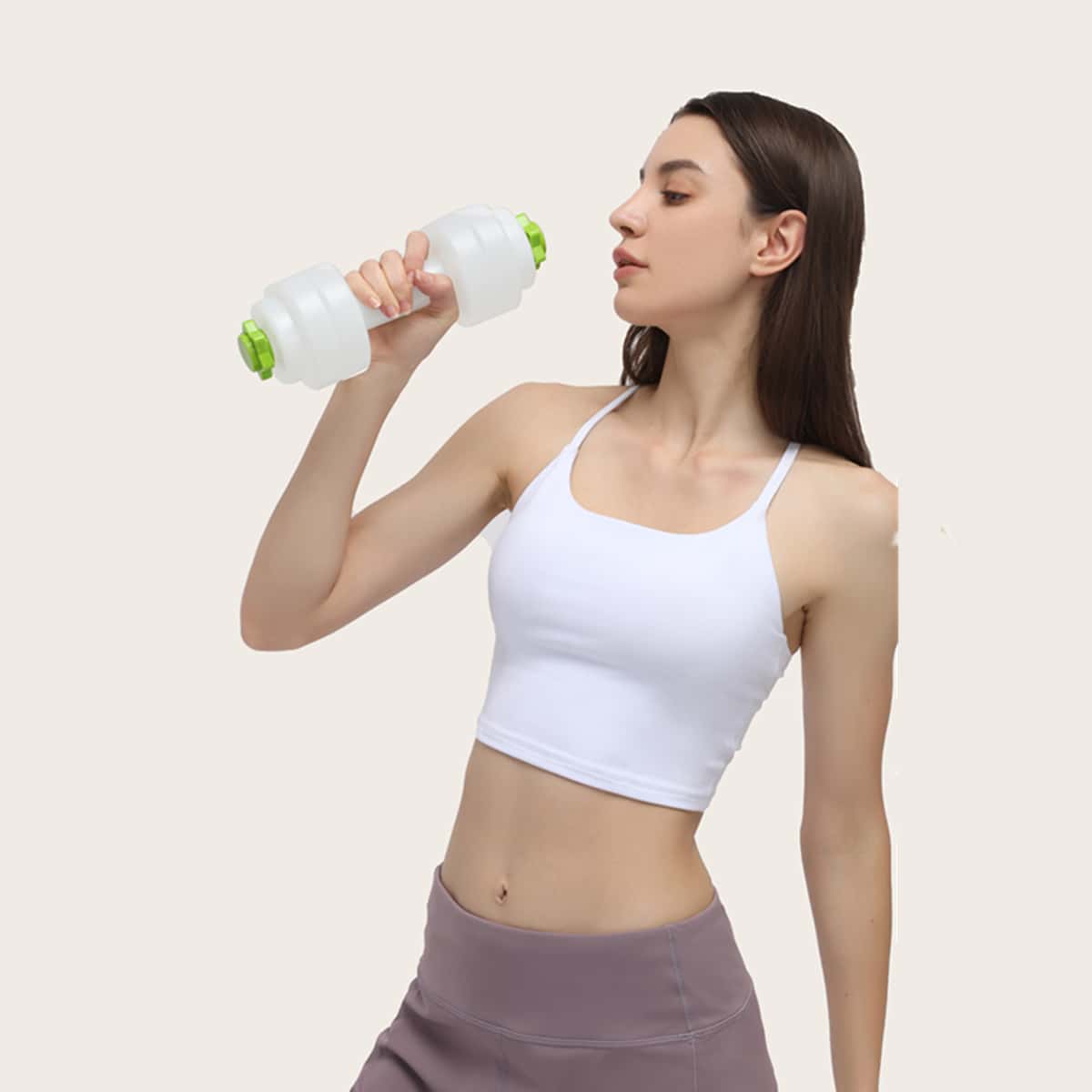 

Water Filled Dumbbells, White