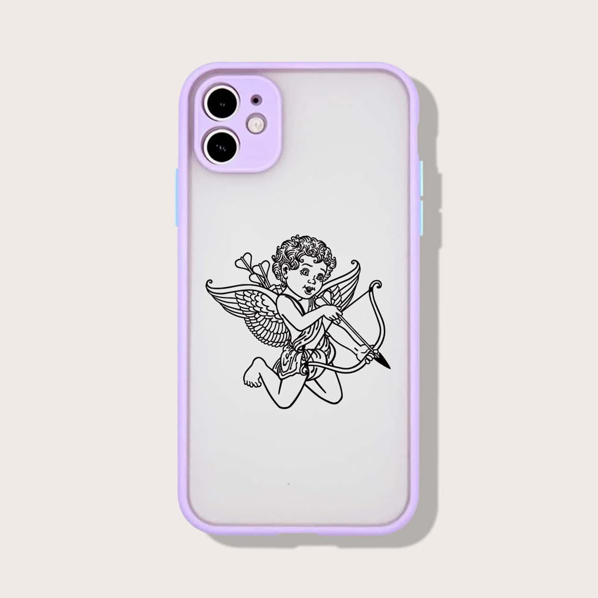 

Angel Print Phone Case, Lilac purple