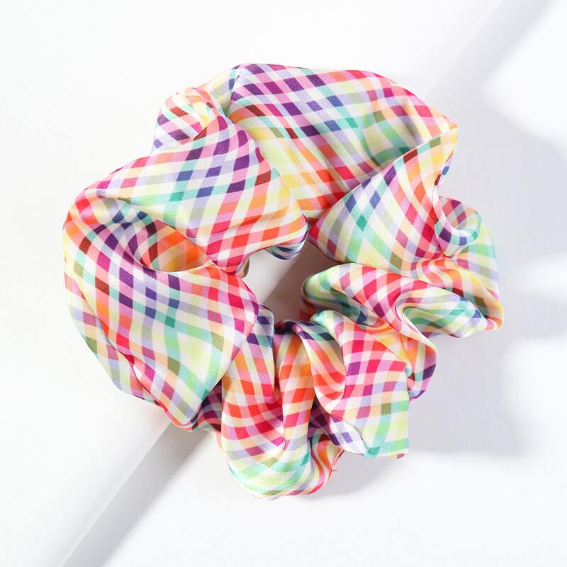 

Plaid Hair Tie, Multicolor