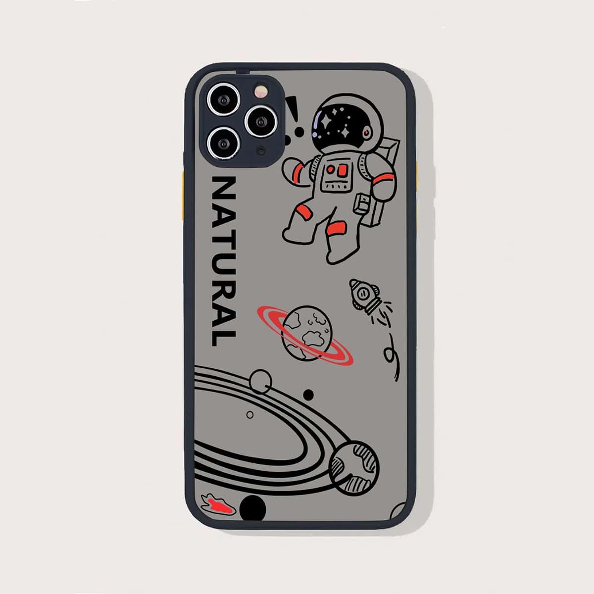 

Cartoon Astronaut Phone Case, Multicolor