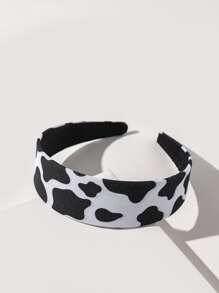 Vòng tóc in hình con bò đường phố - Đen và trắng - Xem 2
