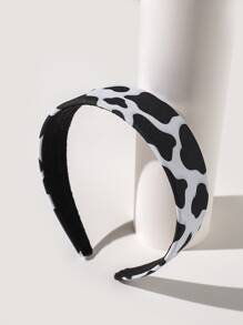 Vòng tóc in hình con bò đường phố - Đen và trắng - Xem 4