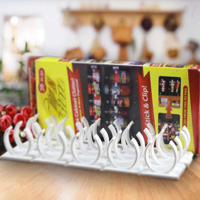 

4pcs Bottle Storage Rack, White