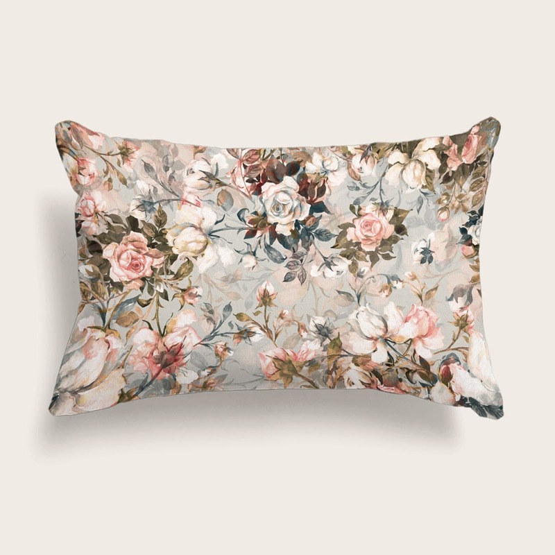 

Floral Cushion Cover Without Filler, Multicolor