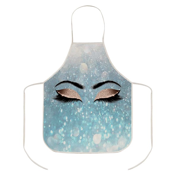

Eyelash Print Apron, Multicolor