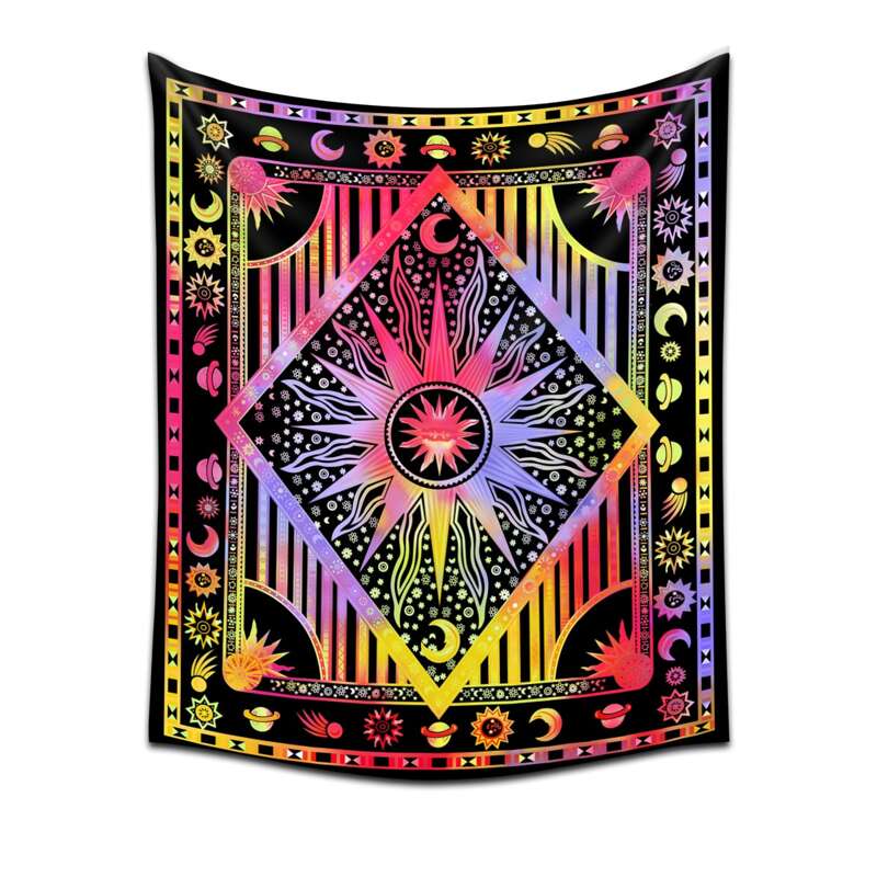 

Sun & Moon Print Tapestry, Multicolor