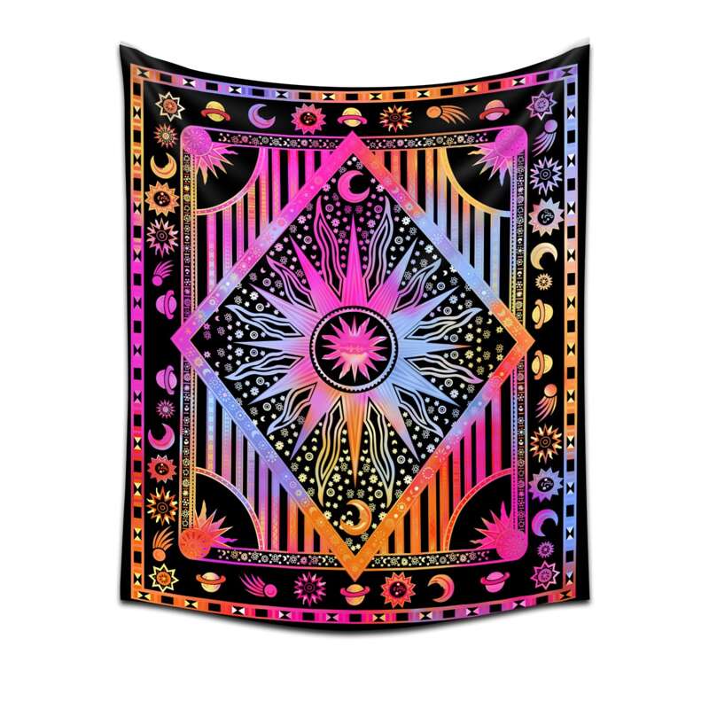 

Sun & Moon Print Tapestry, Multicolor