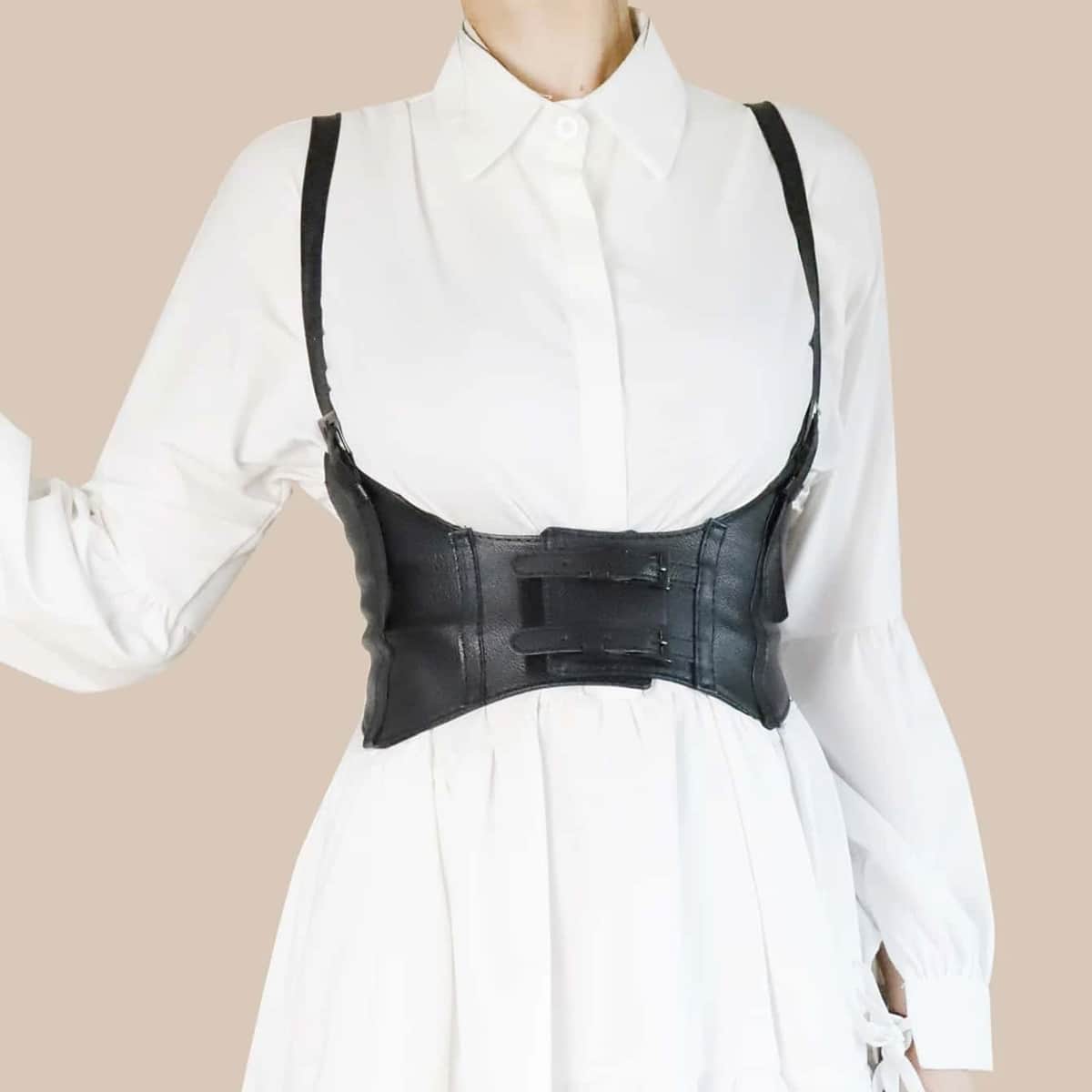 

Buckle Body Harness Belt, Black