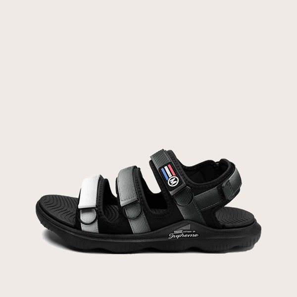 

Men Triple Band Sport Sandals, Black