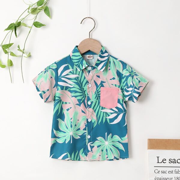 

Toddler Boys Tropical Print Shirt, Multicolor