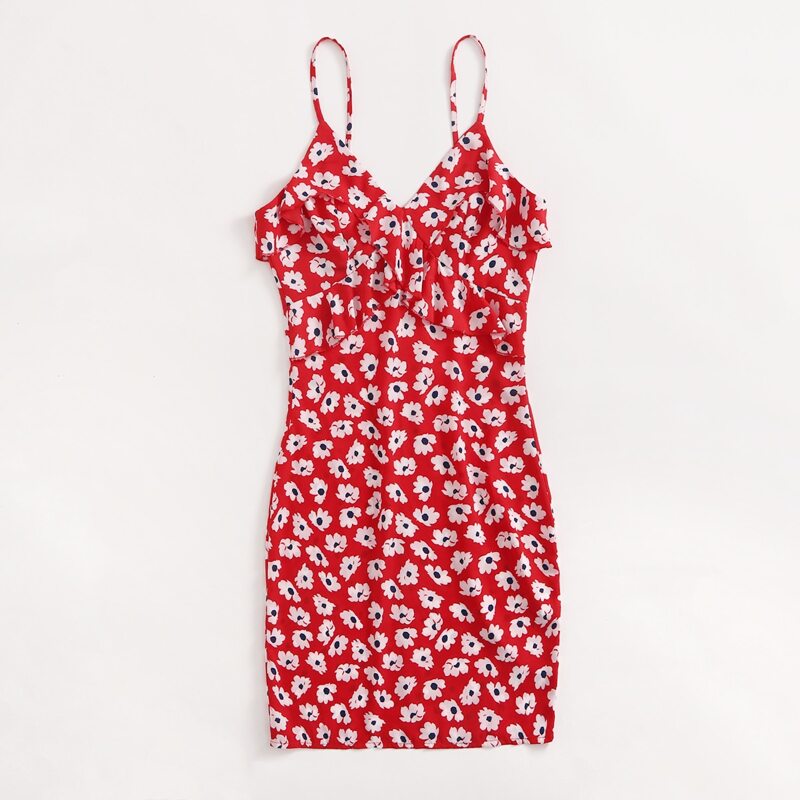 

Ditsy Floral Cami Dress, Red