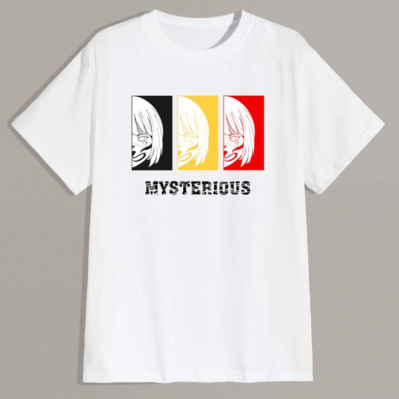 

Guys Letter Figure Graphic Tee, White