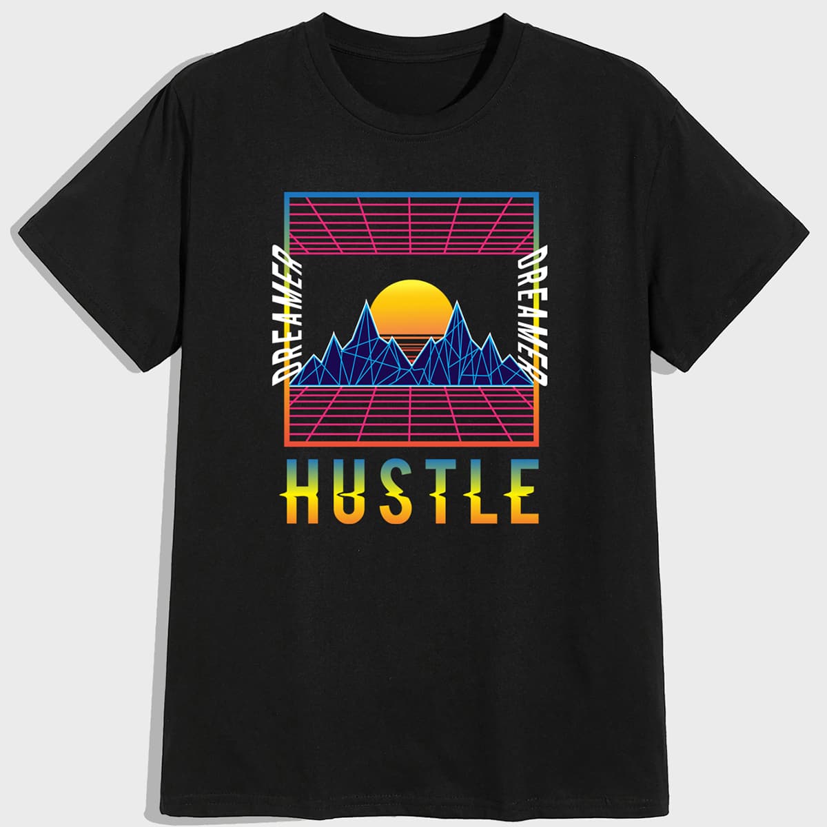 

Guys Letter Graphic Tee, Black