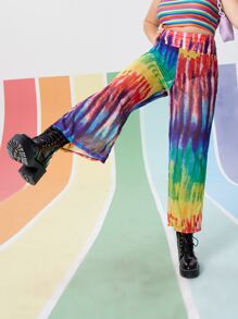 Plus Tie Dye Cover Up Pants For Summer Beach Vacation