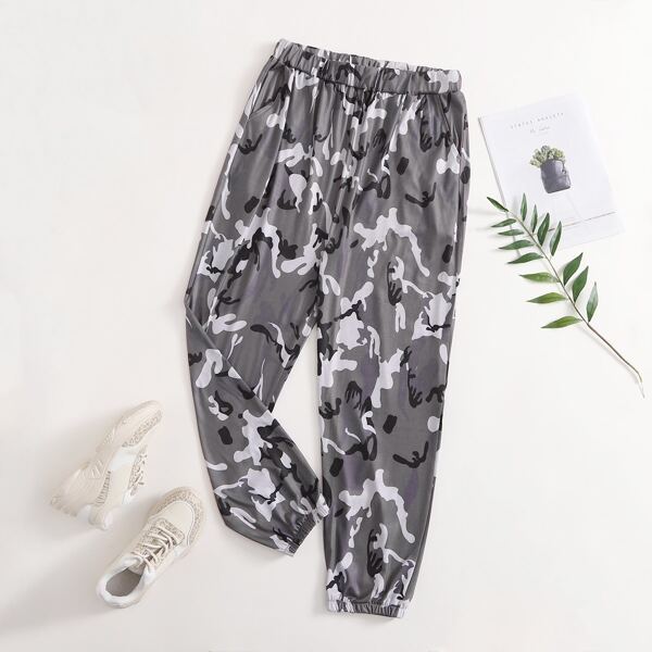 

Plus Allover Print Sweatpants, Multicolor