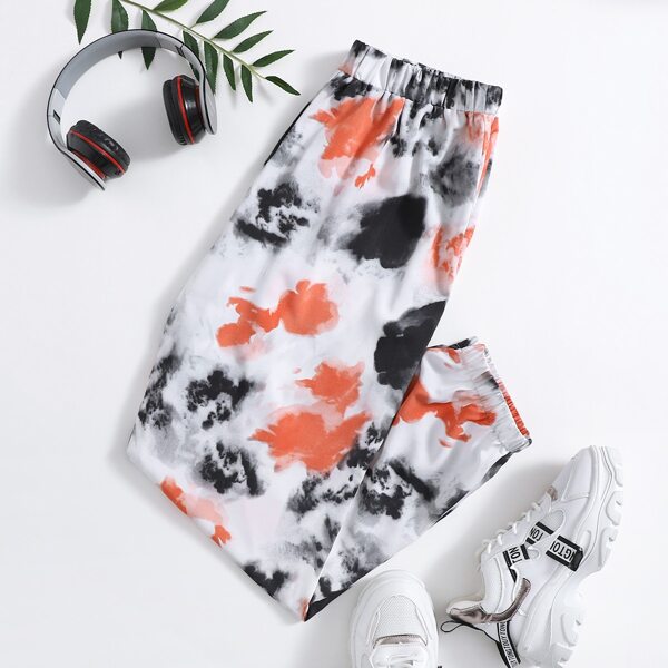 

Plus Tie Dye Sweatpants, Multicolor