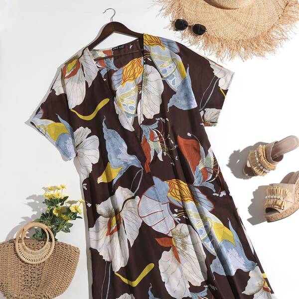 

Floral Print Kimono, Multicolor