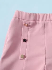 SHEIN Conjuntos para niñas Nudo Floral Elegante - Multicolor - Ver 4